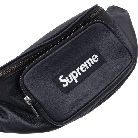 supreme bag leather|farfetch supreme waist bag.